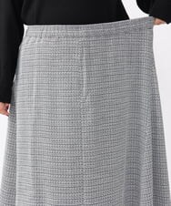 OLHAA11129 eur3(エウルキューブ) 【大きいサイズ】ツイードAラインスカート ブラック(94)