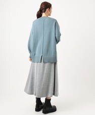 OLHAA11129 eur3(エウルキューブ) 【大きいサイズ】ツイードAラインスカート ブラック(94)