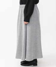 OLHAA11129 eur3(エウルキューブ) 【大きいサイズ】ツイードAラインスカート ブラック(94)