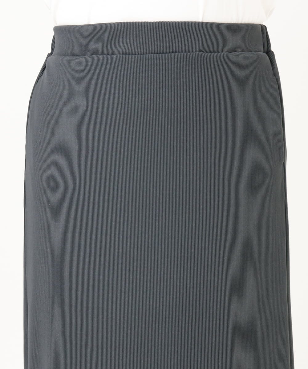 OLHAA17089 eur3(エウルキューブ) 【大きいサイズ】リブカットタイトスカート ダークグレー(93)