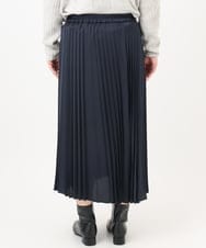 OLHAD07129 eur3(エウルキューブ) 【大きいサイズ】ランダムプリーツスカート ネイビー(57)
