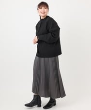 OLHAD07129 eur3(エウルキューブ) 【大きいサイズ】ランダムプリーツスカート ダークグレー(93)