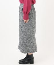 OLHAD08099 eur3(エウルキューブ) 【WEB先行販売】【大きいサイズ/a.v.v×eur3】ツイードタイトスカート ダークグレー(93)