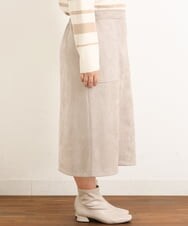 OLHAS11100 eur3(エウルキューブ) 【大きいサイズ】スエードスカート ベージュ(82)