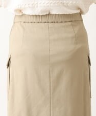 OLHAV13089 eur3(エウルキューブ) 【大きいサイズ/a.v.v×eur3】洗える裏起毛タイトスカート ベージュ(82)