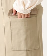 OLHAV13089 eur3(エウルキューブ) 【大きいサイズ/a.v.v×eur3】洗える裏起毛タイトスカート ベージュ(82)
