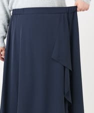 OLHBD07129 eur3(エウルキューブ) 【WEB先行販売】【大きいサイズ】ラッフルスカート ネイビー(57)