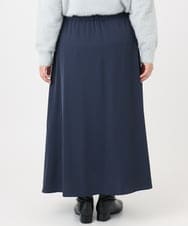 OLHBD07129 eur3(エウルキューブ) 【WEB先行販売】【大きいサイズ】ラッフルスカート ネイビー(57)