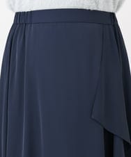 OLHBD07129 eur3(エウルキューブ) 【WEB先行販売】【大きいサイズ】ラッフルスカート ネイビー(57)