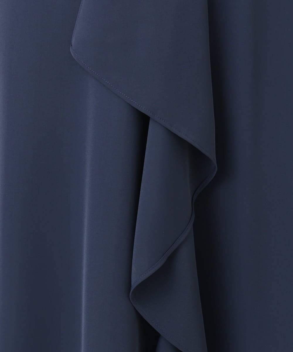 OLHBD07129 eur3(エウルキューブ) 【WEB先行販売】【大きいサイズ】ラッフルスカート ネイビー(57)