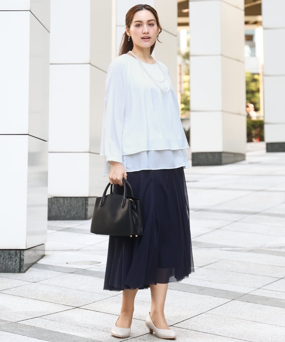 大きいサイズ】チュールスカート(ロング・マキシ丈スカート) | eur3