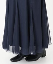 OLHBD09119 eur3(エウルキューブ) 【大きいサイズ】チュールスカート ネイビー(57)