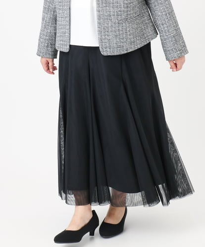 OLHBD09119 eur3 【WEB先行販売】【大きいサイズ】チュールスカート