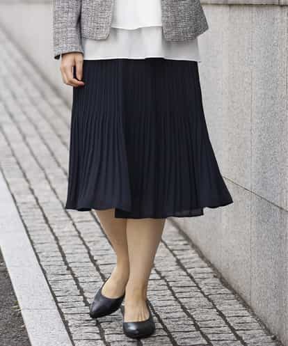 OLHBP08090 eur3 【大きいサイズ】プリーツスカート