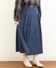 OLHBS16110 eur3(エウルキューブ) 【大きいサイズ】タフタタックスカート ネイビー(57)