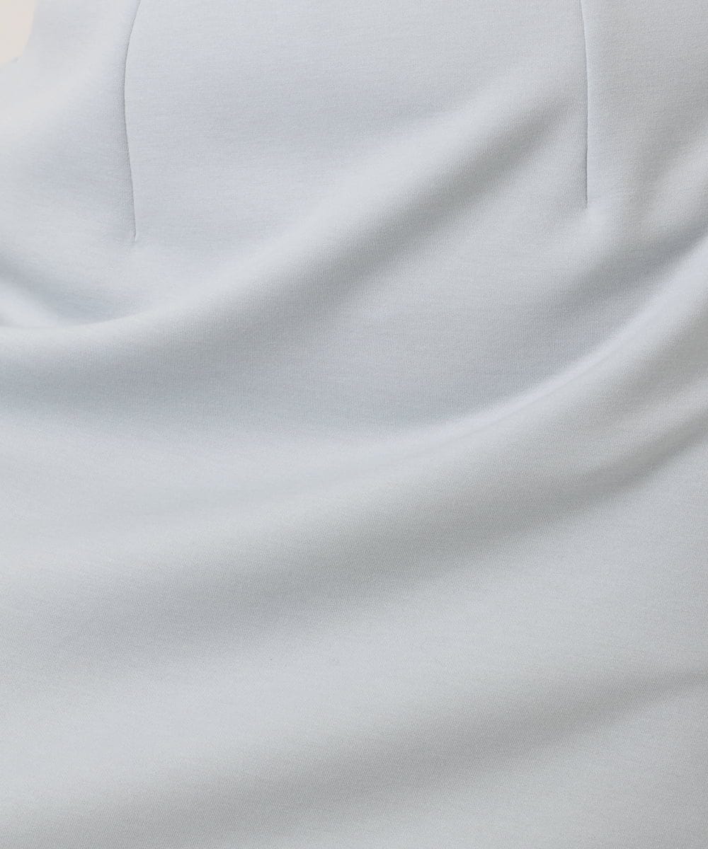 OLHCD02089 eur3(エウルキューブ) 【大きいサイズ/a.v.v×eur3】ジャージータイトスカート ライトブルー(50)