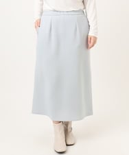 OLHCD02089 eur3(エウルキューブ) 【大きいサイズ/a.v.v×eur3】ジャージータイトスカート ライトブルー(50)