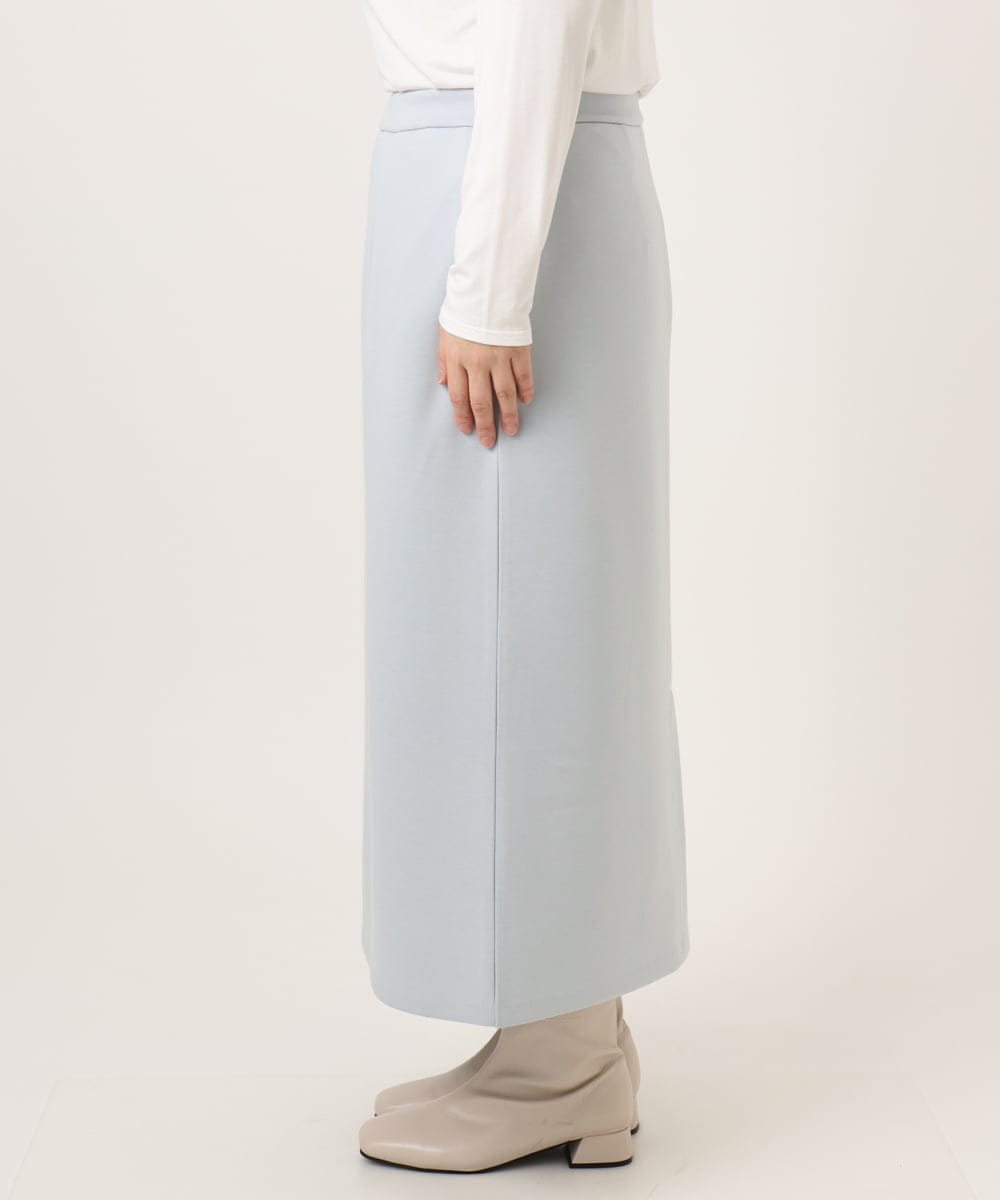 OLHCD02089 eur3(エウルキューブ) 【大きいサイズ/a.v.v×eur3】ジャージータイトスカート ライトブルー(50)