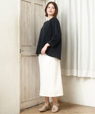 OLHCD02089 eur3(エウルキューブ) 【大きいサイズ/a.v.v×eur3】ジャージータイトスカート アイボリー(80)