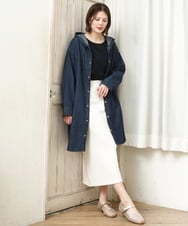 OLHCD02089 eur3(エウルキューブ) 【大きいサイズ/a.v.v×eur3】ジャージータイトスカート アイボリー(80)