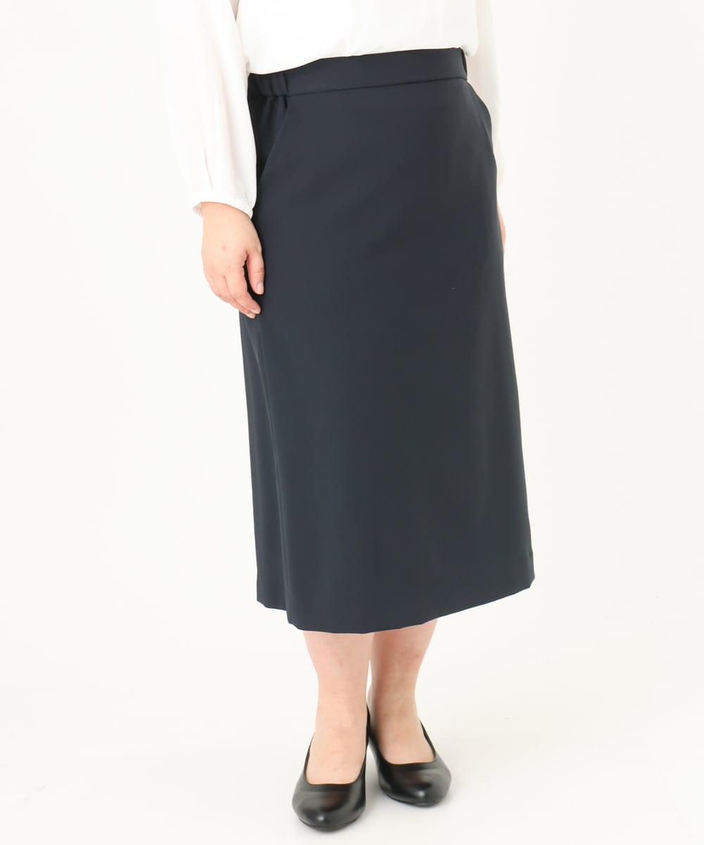 OLHDA02139 eur3 【大きいサイズ/セットアップ対応】Wクロスストレッチタイトスカート