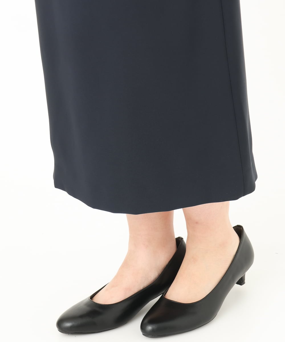OLHDA02139 eur3(エウルキューブ) 【大きいサイズ/セットアップ対応】Wクロスストレッチタイトスカート ネイビー(57)