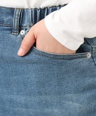 OLHDD01119 eur3(エウルキューブ) 【WEB先行販売】【大きいサイズ】デニムタイトスカート ネイビー(57)