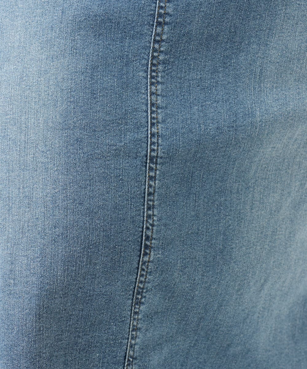 OLHDD01119 eur3(エウルキューブ) 【WEB先行販売】【大きいサイズ】デニムタイトスカート ネイビー(57)