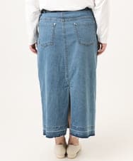 OLHDD01119 eur3(エウルキューブ) 【WEB先行販売】【大きいサイズ】デニムタイトスカート ネイビー(57)