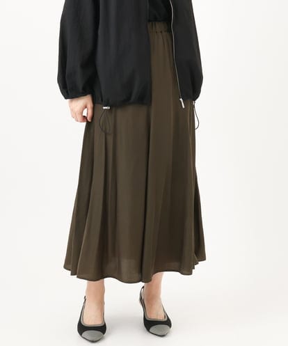 OLHED04119 eur3 【大きいサイズ】パネルフレアスカート