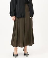 OLHED04119 eur3(エウルキューブ) 【大きいサイズ】パネルフレアスカート カーキ