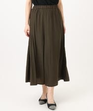 OLHED04119 eur3(エウルキューブ) 【大きいサイズ】パネルフレアスカート カーキ