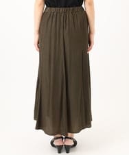 OLHED04119 eur3(エウルキューブ) 【大きいサイズ】パネルフレアスカート カーキ