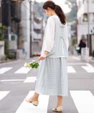OLHEM04090 eur3(エウルキューブ) 【大きいサイズ】ナチュラルテイスト！大人可愛いレーススカート グリーン