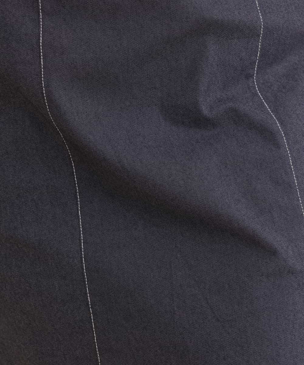 OLHEP04090 eur3(エウルキューブ) 【大きいサイズ】デニム調Aラインスカート ネイビー(57)