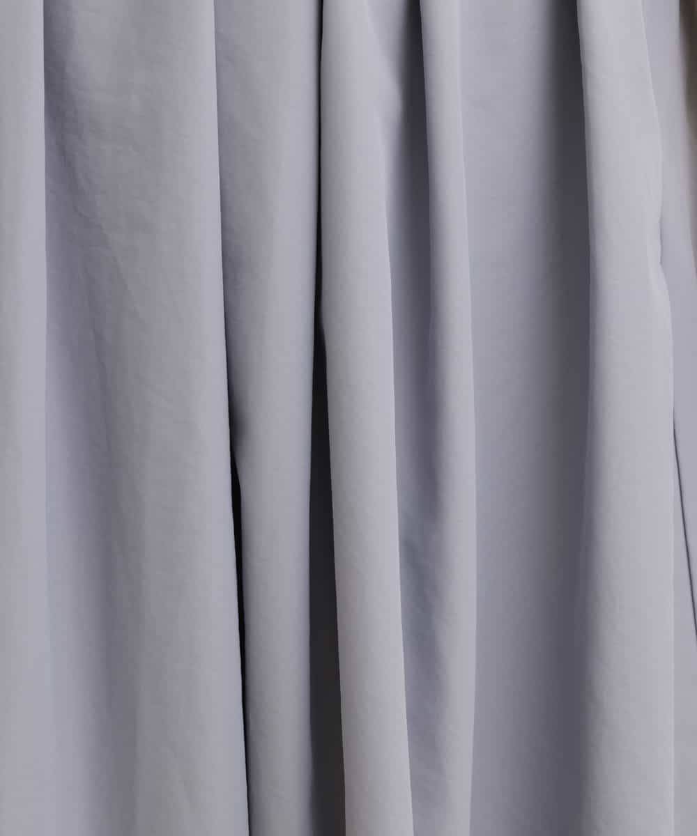OLHEP11090 eur3(エウルキューブ) 【大きいサイズ】張り感シンプルロングスカート ライトブルー(50)