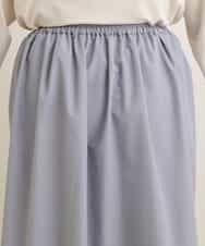OLHEP11090 eur3(エウルキューブ) 【大きいサイズ】張り感シンプルロングスカート ライトブルー(50)