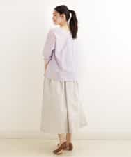 OLHEP11090 eur3(エウルキューブ) 【大きいサイズ】張り感シンプルロングスカート ベージュ(82)