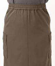 OLHFA09129 eur3(エウルキューブ) 【大きいサイズ】カーゴスカート カーキ(36)