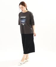 OLHFA09129 eur3(エウルキューブ) 【大きいサイズ】カーゴスカート ブラック(94)