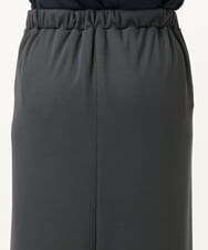 OLHGA13089 eur3(エウルキューブ) 【追加販売】【大きいサイズ】リブカットタイトスカート ダークグレー(93)