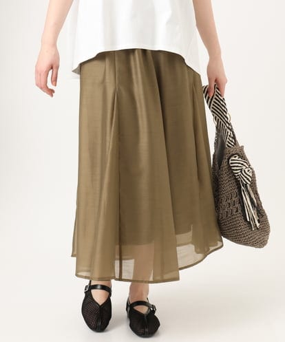 OLHGD06119 eur3 【大きいサイズ】シア―エステルスカート