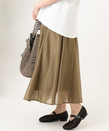 OLHGD06119 eur3 【大きいサイズ】シア―エステルスカート