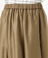 OLHGD06119 eur3(エウルキューブ) 【大きいサイズ】シア―エステルスカート カーキ