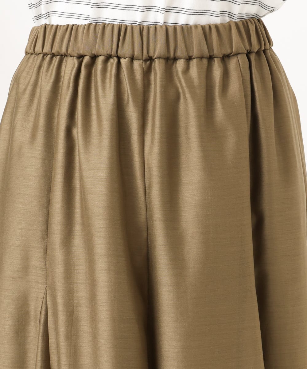 OLHGD06119 eur3(エウルキューブ) 【大きいサイズ】シア―エステルスカート カーキ