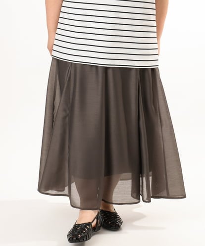 OLHGD06119 eur3 【大きいサイズ】シア―エステルスカート