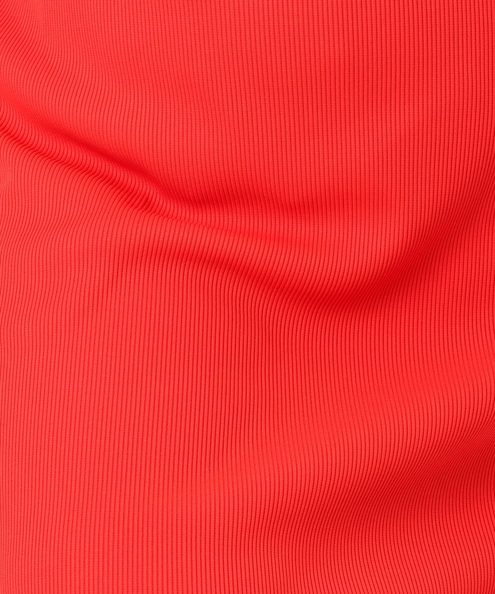 OLHGD10089 eur3(エウルキューブ) 【大きいサイズ】リブカットタイトスカート レッド