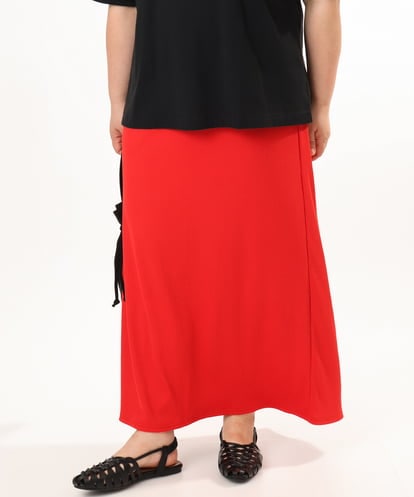 OLHGD10089 eur3 【大きいサイズ】リブカットタイトスカート