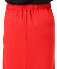 OLHGD10089 eur3(エウルキューブ) 【大きいサイズ】リブカットタイトスカート レッド