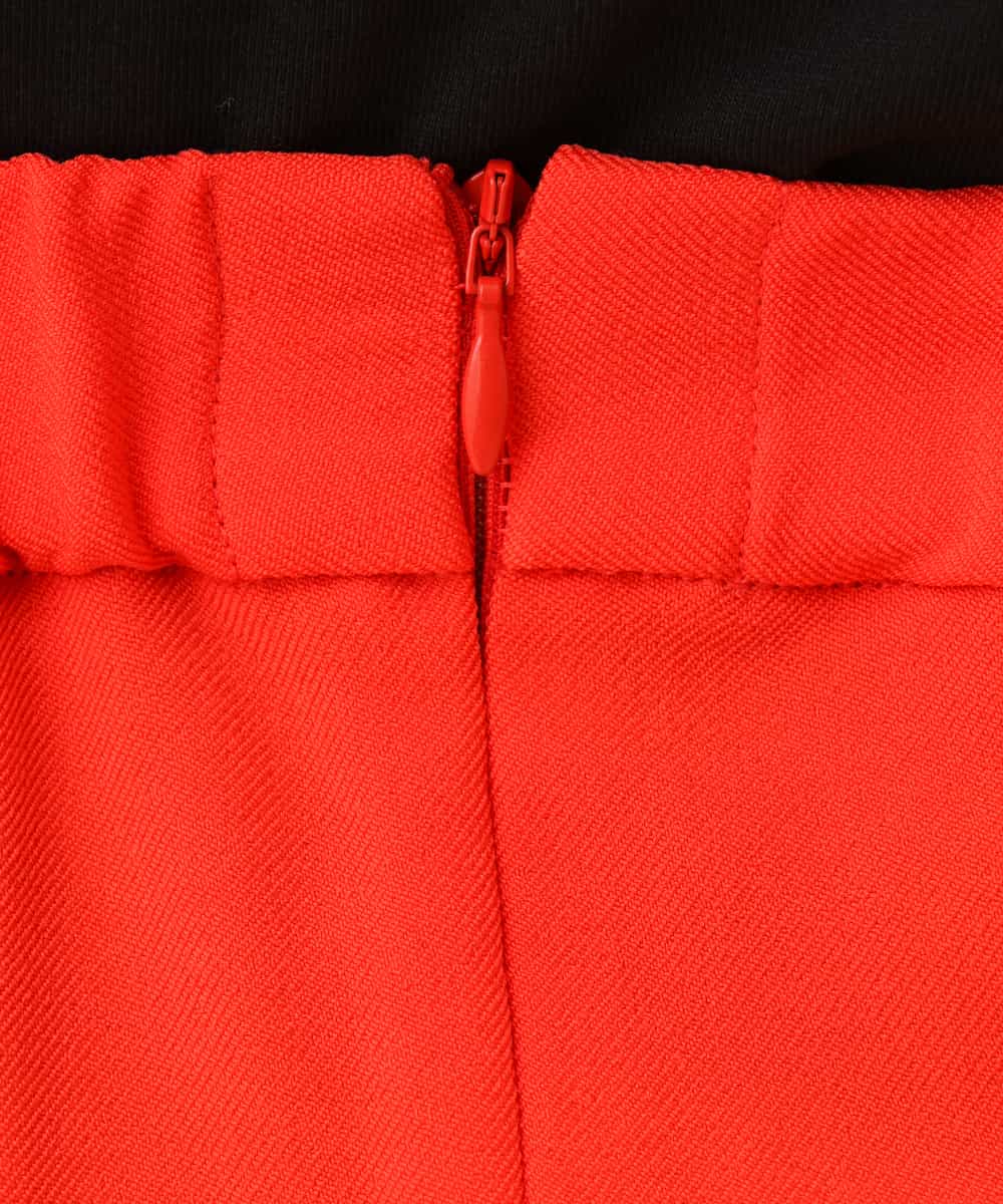 OLHGP12090 eur3(エウルキューブ) 【大きいサイズ/a.v.v×eur3】ラップ風スカート レッド(05)